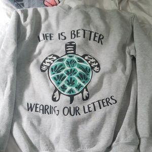 Gildan Sweaters - delta zeta crew neck Gildan Sweaters - delta zeta crew neck